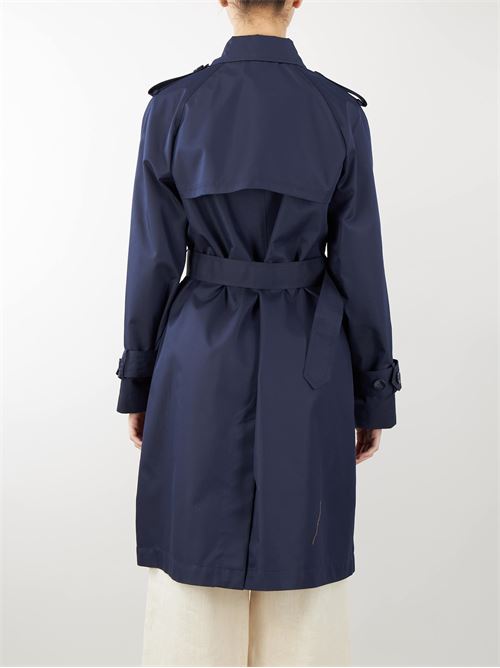 Trench coat in water-repellent gabardine Penny Black PENNY BLACK | Trench | ARIETE3